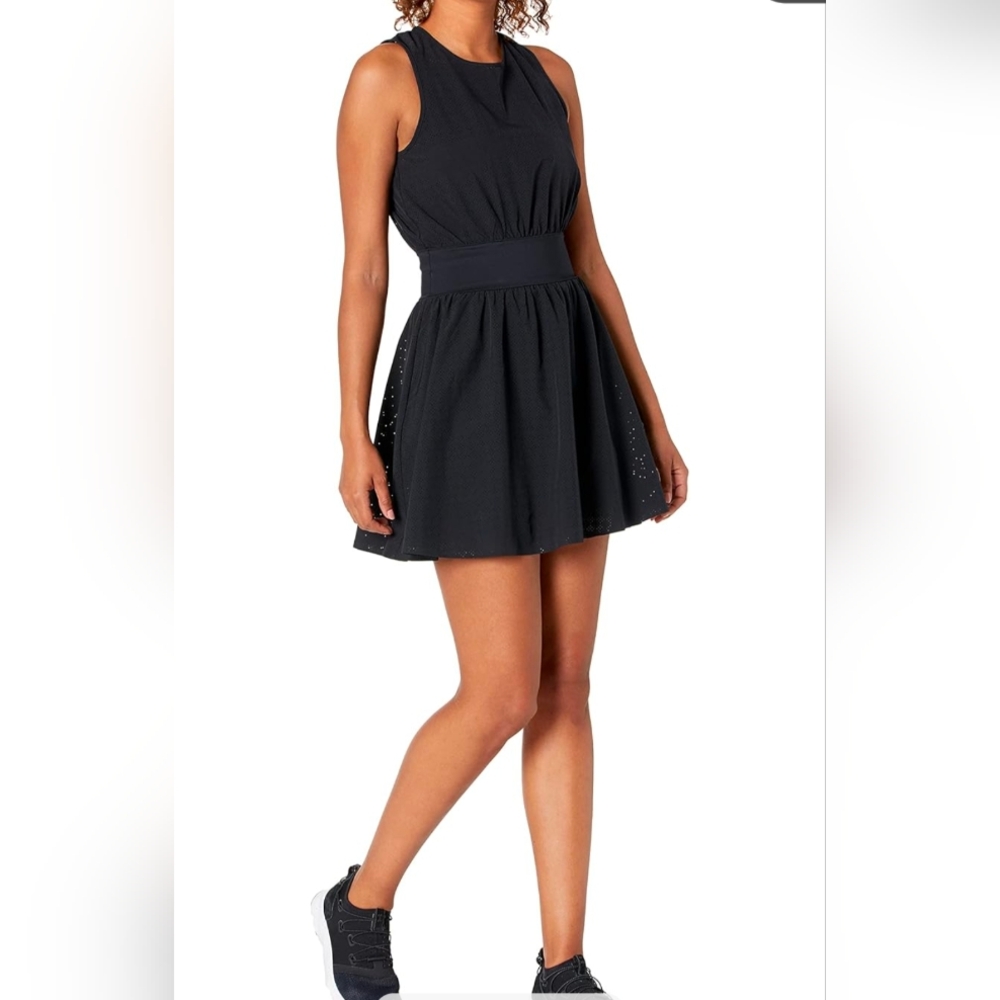 Under Armour Misty Copeland Mesh Black Sleeveless Tennis Dress